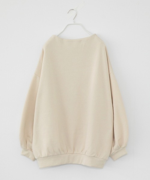 LOWRYS FARM（ローリーズファーム）の「ウラケキモウボトルネックＬＳ　918537（Tシャツ/カットソー・レディース・チャコールグレー/グリーン/ベージュ/アイボリー・FREE）」の2枚目の写真