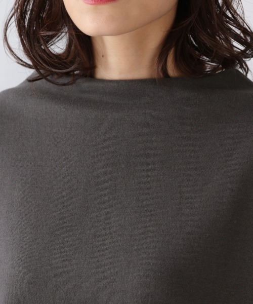 LOWRYS FARM（ローリーズファーム）の「ウラケキモウボトルネックＬＳ　918537（Tシャツ/カットソー・レディース・チャコールグレー/グリーン/ベージュ/アイボリー・FREE）」の14枚目の写真