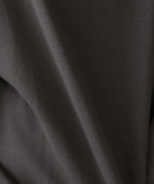 LOWRYS FARM（ローリーズファーム）の「ウラケキモウボトルネックＬＳ　918537（Tシャツ/カットソー・レディース・チャコールグレー/グリーン/ベージュ/アイボリー・FREE）」の12枚目の写真