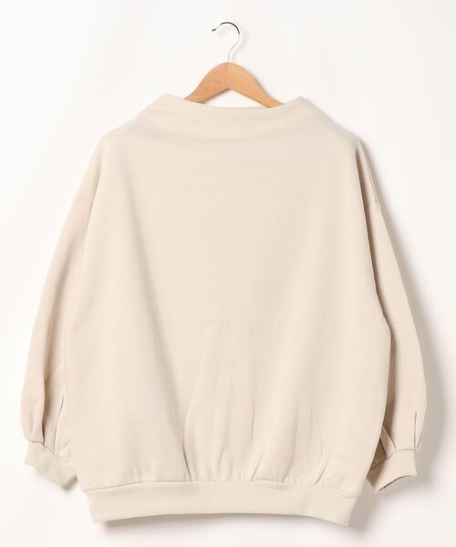 LOWRYS FARM（ローリーズファーム）の「ウラケキモウボトルネックＬＳ　918537（Tシャツ/カットソー・レディース・チャコールグレー/グリーン/ベージュ/アイボリー・FREE）」の21枚目の写真