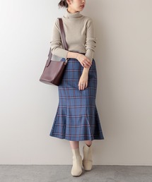 natural couture | マーメイドチェックスカート(スカート)