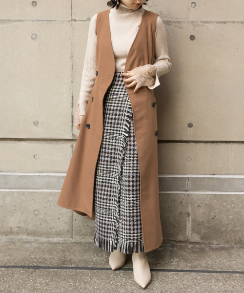 RANDA（ランダ）の「3WAYロングコート（トレンチコート・レディース・ブラウン/グリーン/その他・0/1）」の9枚目の写真