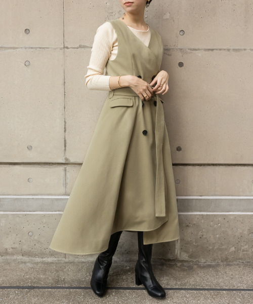 RANDA（ランダ）の「3WAYロングコート（トレンチコート・レディース・ブラウン/グリーン/その他・0/1）」の15枚目の写真