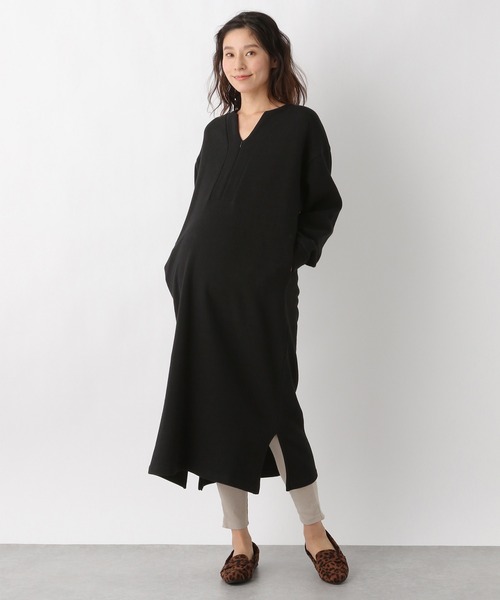ワンピース 店舗限定 マタニティ ウラケカフタンzipワンピース ワンピース Lepsim レプシィム のファッション