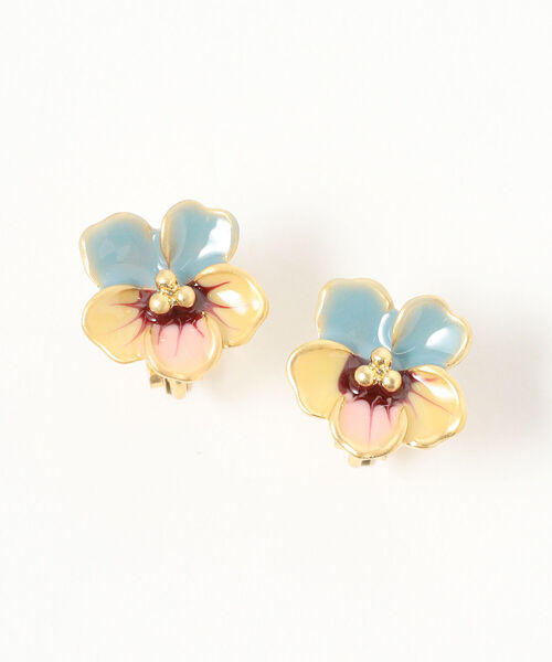 Ray BEAMS（レイビームス）の「Ray BEAMS / スミレ エポ イヤリング（イヤリング・レディース・パープル/その他・ONE SIZE）」の6枚目の写真