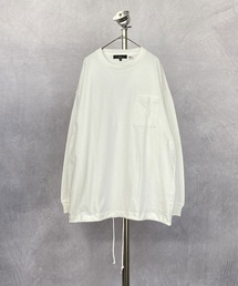 USAコットン ヘビー天竺 裾スピンドル ルーズシルエット ポケット ロングスリーブTEE