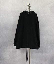 USAコットン ヘビー天竺 裾スピンドル ルーズシルエット ポケット ロングスリーブTEE