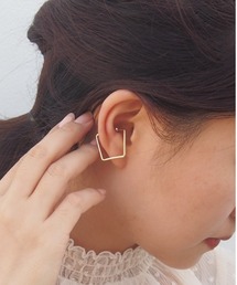 mille blanc（ミルブラン）の「バイカラーイヤーカフ 日本製 ニッケルフリー（イヤーカフ）」