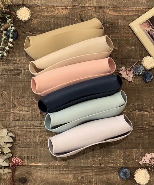 Aenak （アエナック）の「【Aenak/アエナック】シリコンスタイ　無地（マグ/哺乳瓶/お食事グッズ・キッズ・ベージュ/ライトグレー/ピンク/ライトベージュ/サックスブルー/ネイビー・FREE）」の12枚目の写真