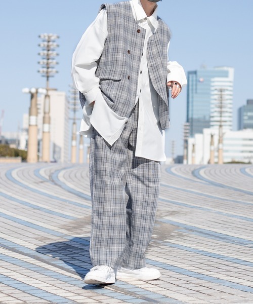 kutir（クティール）の「チェックパンツセットアップ（その他パンツ・メンズ・ライトグレー/ベージュ/ダークブラウン・SMALL/MEDIUM/LARGE）」の8枚目の写真