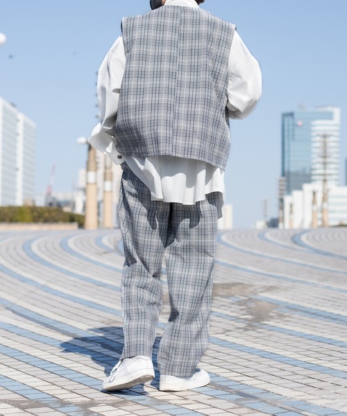 kutir（クティール）の「チェックパンツセットアップ（その他パンツ・メンズ・ライトグレー/ベージュ/ダークブラウン・SMALL/MEDIUM/LARGE）」の21枚目の写真