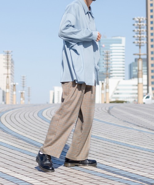 kutir（クティール）の「チェックパンツセットアップ（その他パンツ・メンズ・ライトグレー/ベージュ/ダークブラウン・SMALL/MEDIUM/LARGE）」の5枚目の写真