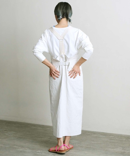 nitca（ニトカ）の「白顔料ワッシャーサスペンダースカート（スカート・レディース・ホワイト・FREE）」の15枚目の写真