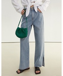 【Fano Studios】Side slit denim pants FX21K010