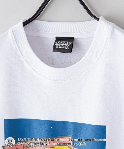 LOONEY TUNES CLASSIC(ルーニーチューンズクラシック)の「【LOONEY TUNES /ルーニー・テューンズ】別注プリントTシャツ(Tシャツ/カットソー・メンズ・オリーブ/ホワイト系その他/ホワイト/ブルー・LARGE/MEDIUM/SMALL/X-LARGE)」の8枚目の写真