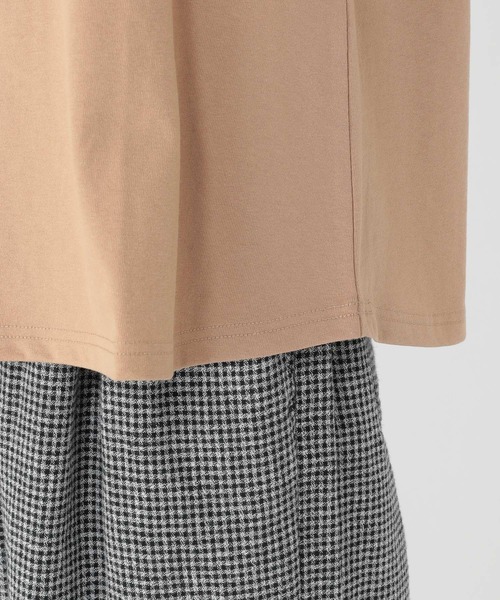 studio CLIP（スタディオクリップ）の「【キナリノ掲載商品】USAコットンパフスリーブプルオーバー（Tシャツ/カットソー・レディース・ベージュ/レッド/オフホワイト/グリーン/スモーク・MEDIUM/LARGE）」の14枚目の写真