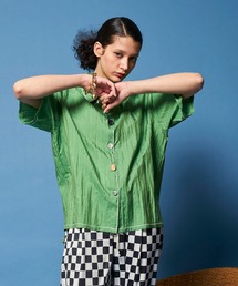 maison special ワッシャープリーツショートシャツ　メゾンスペシャル maison special ワッシャープリーツショートシャツ メゾンスペシャル
