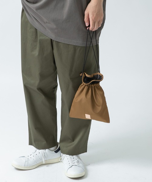 ITEMS URBANRESEARCH（アイテムズ アーバンリサーチ）の「メッシュ ドロストショルダーバッグ（ショルダーバッグ・メンズ・カーキ/ブラック/チャコールグレー・-）」の5枚目の写真