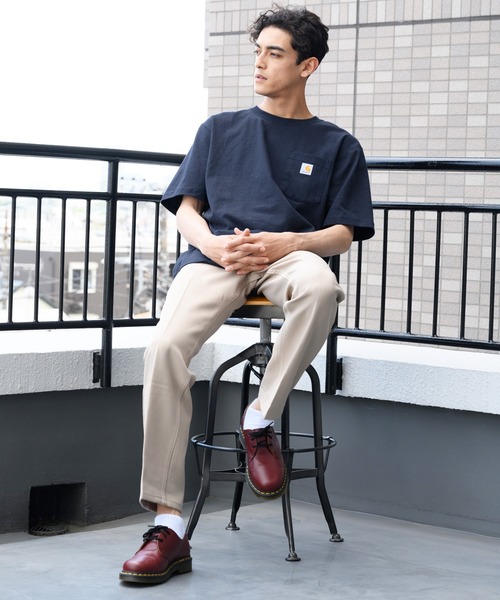 Carhartt(カーハート)の「Carhartt ヘビーウェイトロゴTシャツ(Tシャツ/カットソー・メンズ・ネイビー/グレー系その他/グリーン系その他/ブルー系その他/ピンク系その他/レッド系その他/オレンジ系その他/グレー系その他2/グレー系その他3/グリーン系その他2/グリーン系その他3/ブルー系その他2/オレンジ系その他2/サックスブルー系/サックスブルー系1・SMALL/MEDIUM/LARGE)」の19枚目の写真