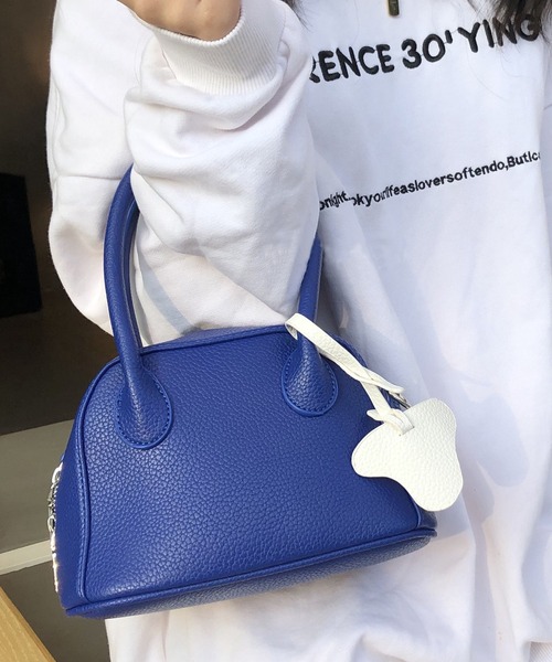 HALEY PESCA(ヘーリーペスカ)の「HALEY PESCA/2WAY カラーミニハンド&ショルダーバッグ(ハンドバッグ・レディース・ブラック/イエロー/ブルー・FREE)」の14枚目の写真