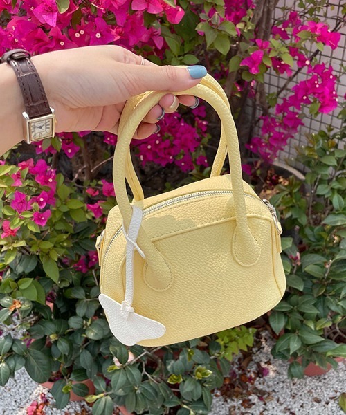 HALEY PESCA(ヘーリーペスカ)の「HALEY PESCA/2WAY カラーミニハンド&ショルダーバッグ(ハンドバッグ・レディース・ブラック/イエロー/ブルー・FREE)」の13枚目の写真