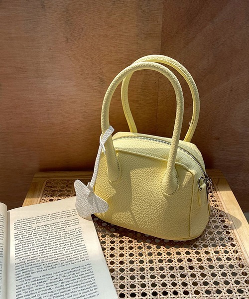 HALEY PESCA(ヘーリーペスカ)の「HALEY PESCA/2WAY カラーミニハンド&ショルダーバッグ(ハンドバッグ・レディース・ブラック/イエロー/ブルー・FREE)」の11枚目の写真