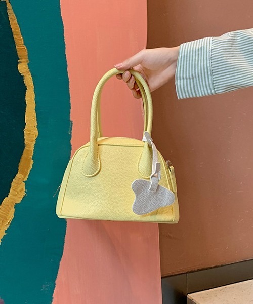 HALEY PESCA(ヘーリーペスカ)の「HALEY PESCA/2WAY カラーミニハンド&ショルダーバッグ(ハンドバッグ・レディース・ブラック/イエロー/ブルー・FREE)」の9枚目の写真