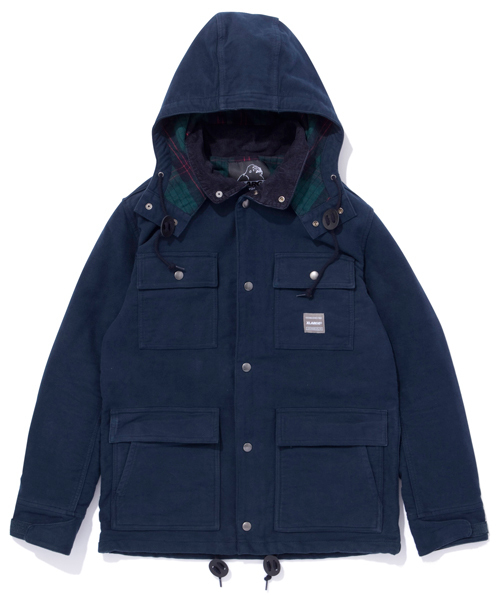 XLARGE(エクストララージ)の「MOUNTAIN PARKA(ブルゾン・メンズ・チャコールグレー/ネイビー/ブラック・X-LARGE/MEDIUM/SMALL/LARGE)」の1枚目の写真