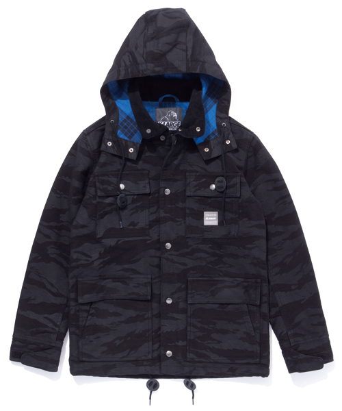 XLARGE(エクストララージ)の「MOUNTAIN PARKA(ブルゾン・メンズ・チャコールグレー/ネイビー/ブラック・X-LARGE/MEDIUM/SMALL/LARGE)」の3枚目の写真