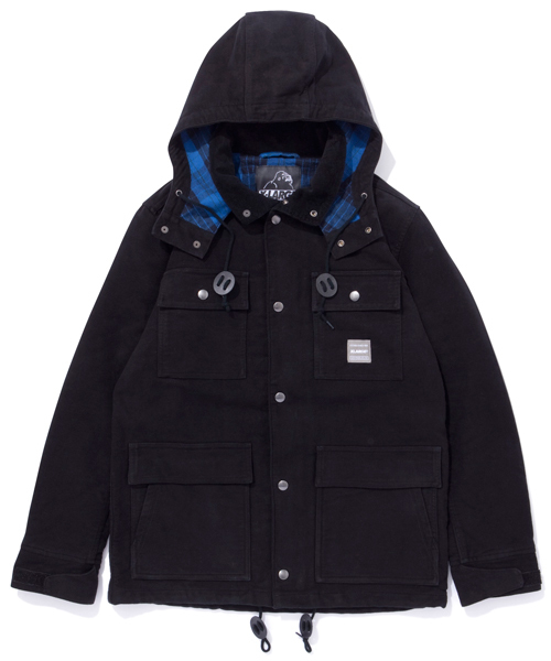 XLARGE(エクストララージ)の「MOUNTAIN PARKA(ブルゾン・メンズ・チャコールグレー/ネイビー/ブラック・X-LARGE/MEDIUM/SMALL/LARGE)」の2枚目の写真