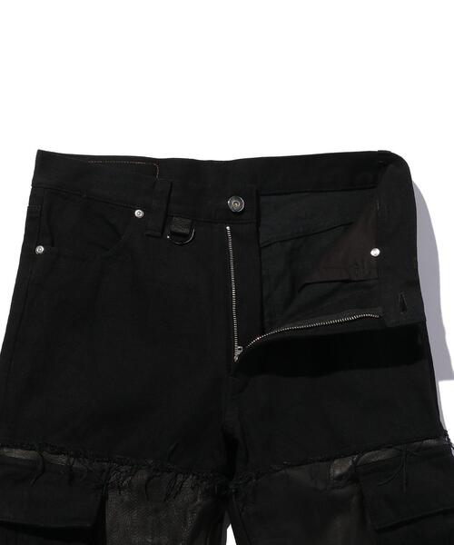 AVALONE（アヴァロン）の「＜AVALONE＞ LTR DNM PT/デニムパンツ（デニムパンツ・メンズ・ブラック・1/2）」の3枚目の写真