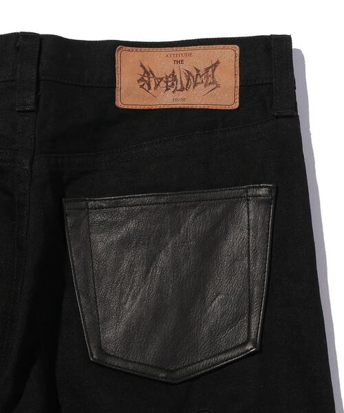 AVALONE（アヴァロン）の「＜AVALONE＞ LTR DNM PT/デニムパンツ（デニムパンツ・メンズ・ブラック・1/2）」の9枚目の写真