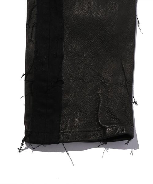 AVALONE（アヴァロン）の「＜AVALONE＞ LTR DNM PT/デニムパンツ（デニムパンツ・メンズ・ブラック・1/2）」の2枚目の写真