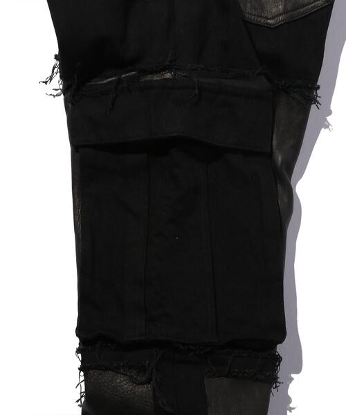 AVALONE（アヴァロン）の「＜AVALONE＞ LTR DNM PT/デニムパンツ（デニムパンツ・メンズ・ブラック・1/2）」の8枚目の写真