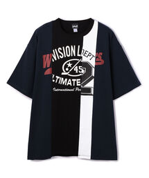 schott（ショット）の「Schott/ショット/SS T-SHIRT SWITCHING  COLLEGE/カレッジT（Tシャツ/カットソー・レディース）」