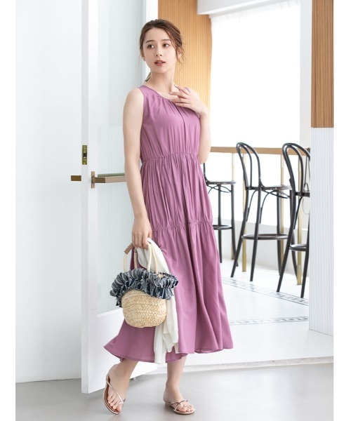 yokochan ティアードワンピース