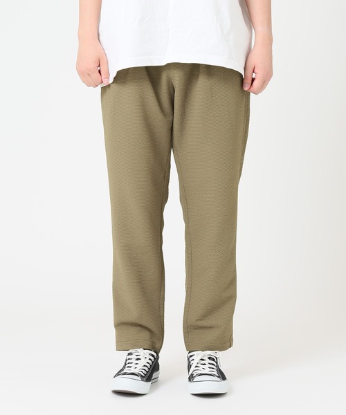 JOURNAL STANDARD relume（ジャーナルスタンダード　レリューム）の「ドライシアサッカー アクティブパンツ（スラックス・メンズ・ネイビー/カーキ/ベージュ・LARGE/MEDIUM）」の4枚目の写真