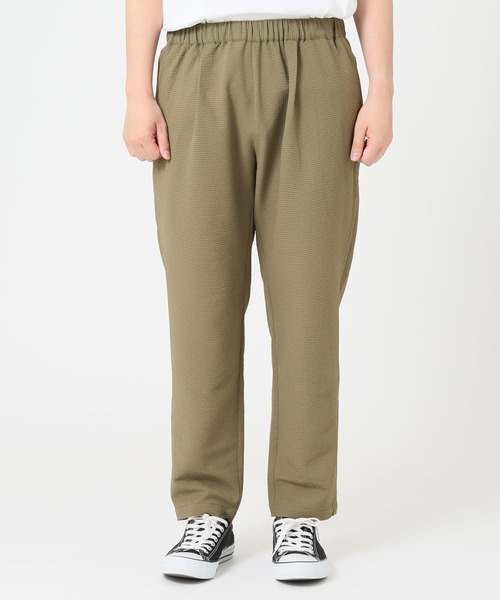 JOURNAL STANDARD relume（ジャーナルスタンダード　レリューム）の「ドライシアサッカー アクティブパンツ（スラックス・メンズ・ネイビー/カーキ/ベージュ・LARGE/MEDIUM）」の5枚目の写真