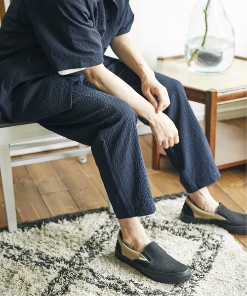 JOURNAL STANDARD relume（ジャーナルスタンダード　レリューム）の「ドライシアサッカー アクティブパンツ（スラックス・メンズ・ネイビー/カーキ/ベージュ・LARGE/MEDIUM）」の14枚目の写真