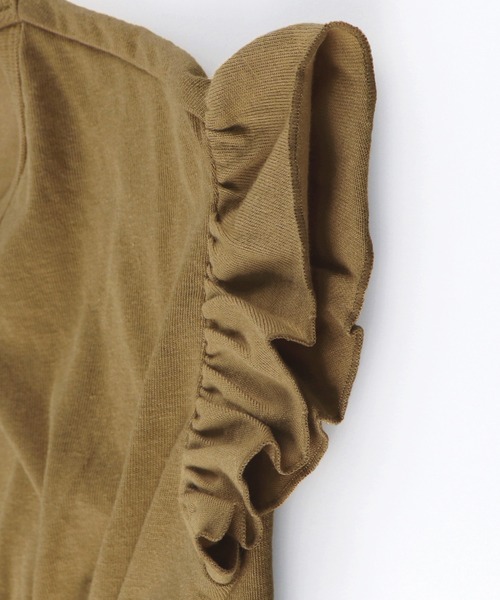 BRANSHES（ブランシェス）の「【UVカット】ウエストギャザー半袖ワンピース（ワンピース・キッズ・ピンク/ブラウン・80ｃｍ/90cm/100cm/110cm/120cm/130cm/140cm/150cm）」の17枚目の写真