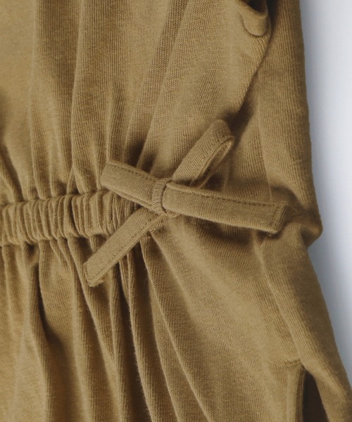 BRANSHES（ブランシェス）の「【UVカット】ウエストギャザー半袖ワンピース（ワンピース・キッズ・ピンク/ブラウン・80ｃｍ/90cm/100cm/110cm/120cm/130cm/140cm/150cm）」の14枚目の写真