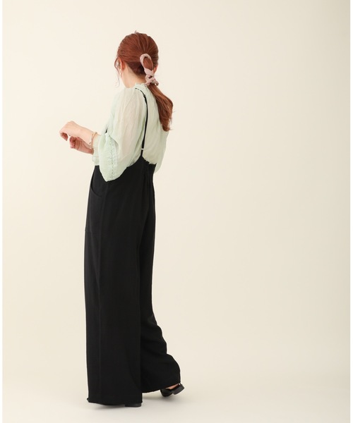 sakishimatokyo（サキシマトーキョー）の「【ZOZO限定】サキシマamp「ワッシャーサロペット」（サロペット/オーバーオール・レディース・ブラック/グリーン/グレイッシュベージュ・FREE）」の14枚目の写真