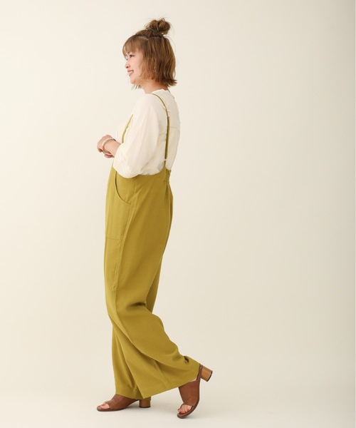 sakishimatokyo（サキシマトーキョー）の「【ZOZO限定】サキシマamp「ワッシャーサロペット」（サロペット/オーバーオール・レディース・ブラック/グリーン/グレイッシュベージュ・FREE）」の15枚目の写真