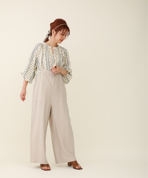 sakishimatokyo（サキシマトーキョー）の「【ZOZO限定】サキシマamp「ワッシャーサロペット」（サロペット/オーバーオール・レディース・ブラック/グリーン/グレイッシュベージュ・FREE）」の16枚目の写真