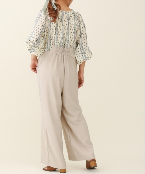 sakishimatokyo（サキシマトーキョー）の「【ZOZO限定】サキシマamp「ワッシャーサロペット」（サロペット/オーバーオール・レディース・ブラック/グリーン/グレイッシュベージュ・FREE）」の8枚目の写真