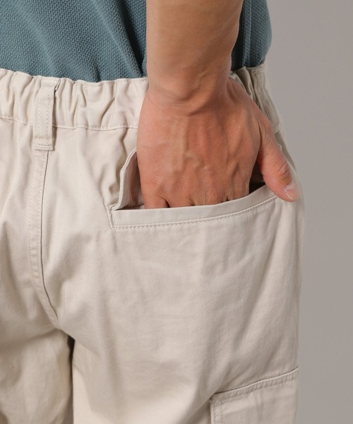 LAKOLE（ラコレ）の「イージーカーゴショーツ / 949597（デニムパンツ・メンズ・ライトブルー/ネイビー/アイボリー・MEDIUM/LARGE）」の13枚目の写真