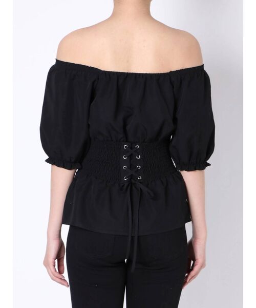EMODA(エモダ)の「ウエストマークオフショルダートップ(シャツ/ブラウス・レディース・ホワイト/ブラック/イエロー/その他・FREE)」の18枚目の写真