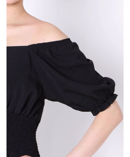 EMODA(エモダ)の「ウエストマークオフショルダートップ(シャツ/ブラウス・レディース・ホワイト/ブラック/イエロー/その他・FREE)」の20枚目の写真