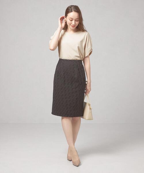 THE STATION STORE（ザ ステーション ストア）の「＜closet story＞CSC ツイスト スリーブ ブラウス [接触冷感]（シャツ/ブラウス・レディース・ネイビー/ナチュラル・FREE）」の9枚目の写真