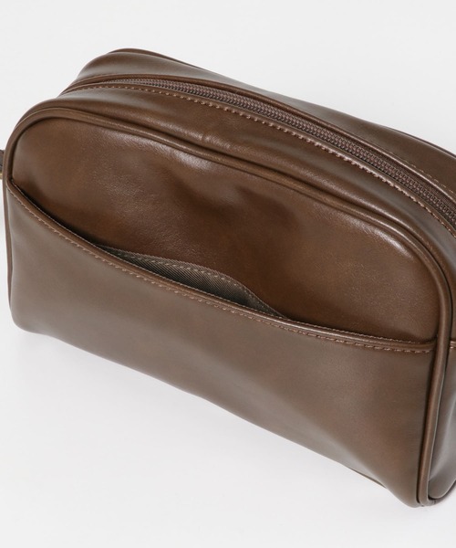 SENSE OF PLACE by URBAN RESEARCH（センスオブプレイスバイアーバンリサーチ）の「オールドロゴミニショルダーバッグ（ショルダーバッグ・レディース・ブラウン/チェック/ベージュ/ブラック・ONE）」の5枚目の写真